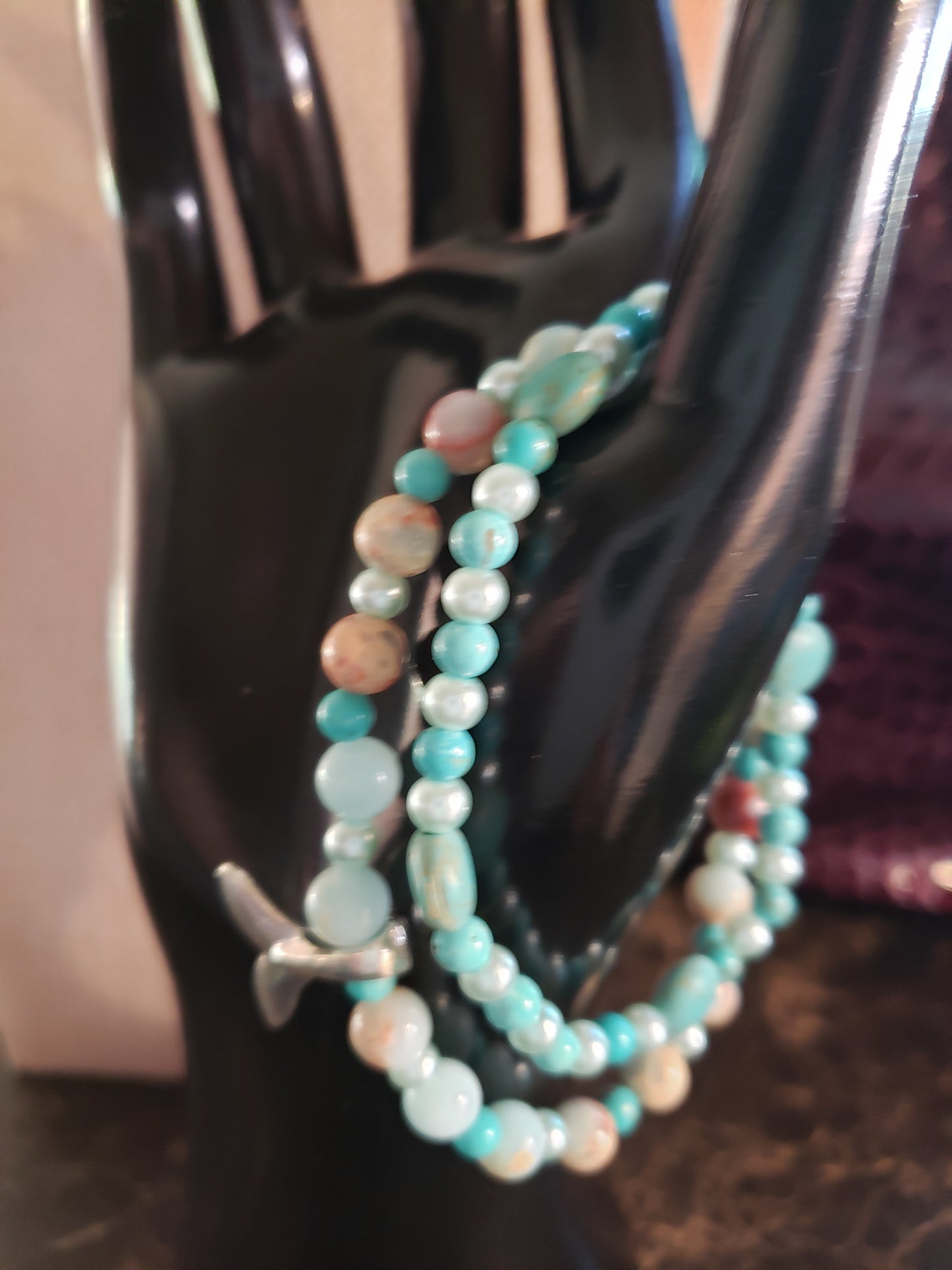 By the sea stretch bracelet