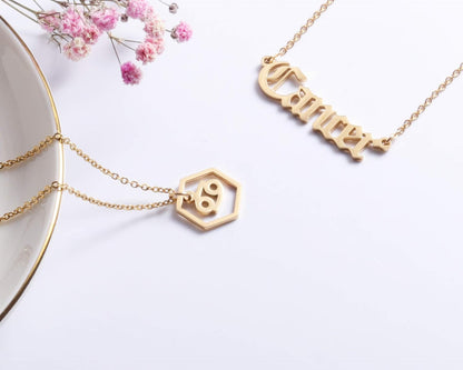 18K Gold Plated Zodiac Constellation Necklace for Women - Horoscope Pendant Jewelry