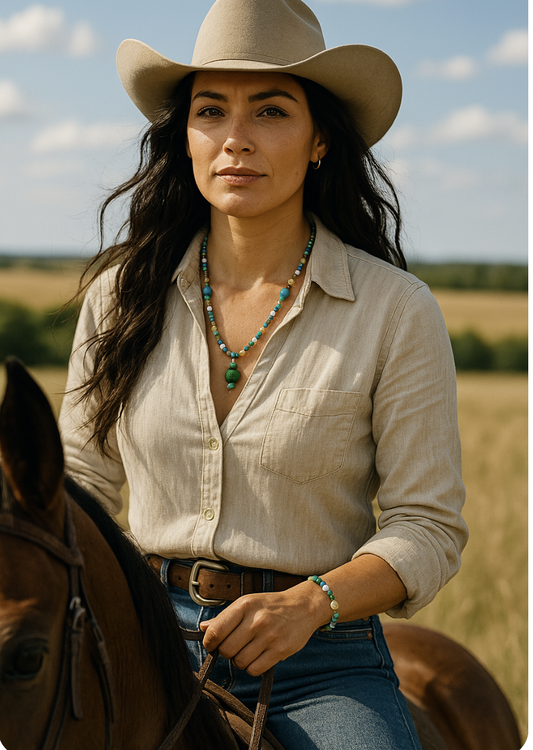 Bracelet with western flair